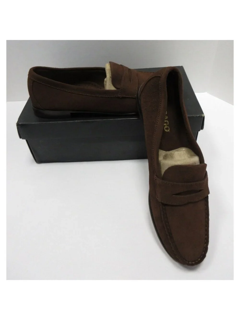 Sebago Shoes M Penny Loafer Clark Suede Moccasin Slip On NEW